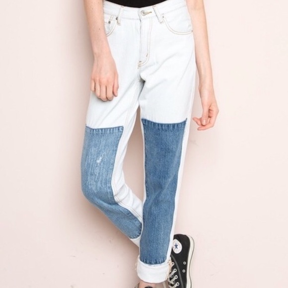 Brandy Melville Kenzo patch denim jeans - Picture 5 of 6